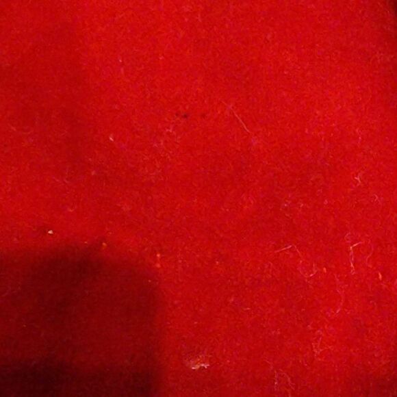 Red Floral Velvety Smoked Dress - Picture 10 of 10